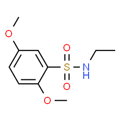 ChemSpider 2D Image | N-Ethyl-2,5-dimethoxybenzenesulfonamide | C10H15NO4S