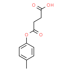 ChemSpider 2D Image | 4-(4-Methylphenoxy)-4-oxobutanoic acid | C11H12O4