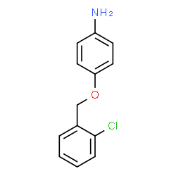 ChemSpider 2D Image | 4-[(2-Chlorobenzyl)oxy]aniline | C13H12ClNO