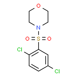 ChemSpider 2D Image | 4-(2,5-dichlorobenzenesulfonyl)morpholine | C10H11Cl2NO3S