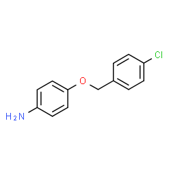 ChemSpider 2D Image | 4-[(4-Chlorobenzyl)oxy]aniline | C13H12ClNO