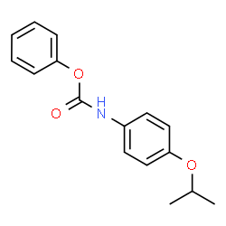 ChemSpider 2D Image | Phenyl (4-isopropoxyphenyl)carbamate | C16H17NO3