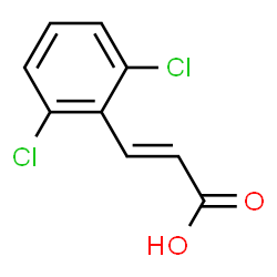 ChemSpider 2D Image | 2,6-DICHLOROCINNAMIC ACID | C9H6Cl2O2