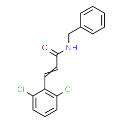 ChemSpider 2D Image | N-Benzyl-3-(2,6-dichlorophenyl)acrylamide | C16H13Cl2NO