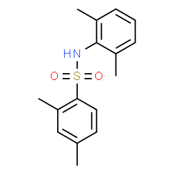 ChemSpider 2D Image | N-(2,6-Dimethylphenyl)-2,4-dimethylbenzenesulfonamide | C16H19NO2S