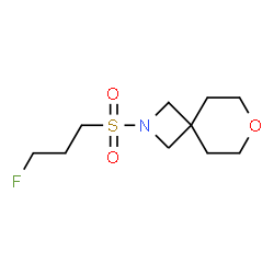 ChemSpider 2D Image | 2-[(3-Fluoropropyl)sulfonyl]-7-oxa-2-azaspiro[3.5]nonane | C10H18FNO3S