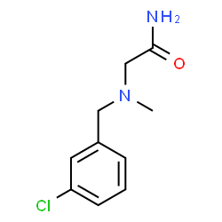 ChemSpider 2D Image | N~2~-(3-Chlorobenzyl)-N~2~-methylglycinamide | C10H13ClN2O