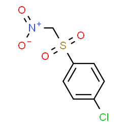 ChemSpider 2D Image | 4-Chlorophenyl nitromethyl sulfone | C7H6ClNO4S