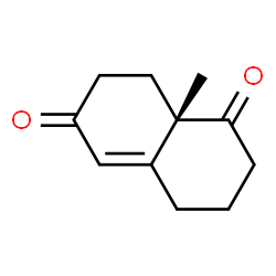 ChemSpider 2D Image | (S)-(+)-Wieland-Miescher ketone | C11H14O2