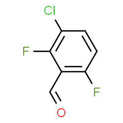 ChemSpider 2D Image | 3-Chloro-2,6-difluorobenzaldehyde | C7H3ClF2O