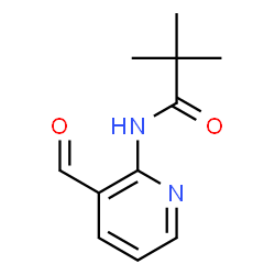 ChemSpider 2D Image | N-(3-Formyl-2-pyridinyl)-2,2-dimethylpropanamide | C11H14N2O2