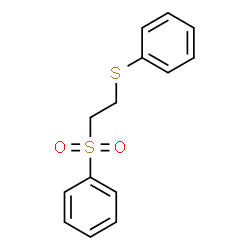 ChemSpider 2D Image | 1-{[2-(phenylthio)ethyl]sulfonyl}benzene | C14H14O2S2