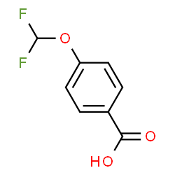 ChemSpider 2D Image | 4-(Difluoromethoxy)benzoic acid | C8H6F2O3