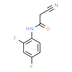 ChemSpider 2D Image | 2-Cyano-N-(2,4-difluorophenyl)acetamide | C9H6F2N2O