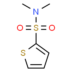ChemSpider 2D Image | N,N-Dimethyl-2-thiophenesulfonamide | C6H9NO2S2