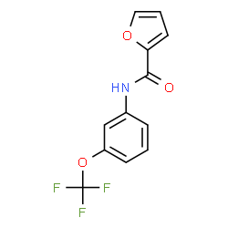 ChemSpider 2D Image | N-[3-(Trifluoromethoxy)phenyl]-2-furamide | C12H8F3NO3