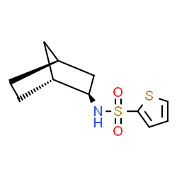 ChemSpider 2D Image | N-[(1R,2R,4S)-Bicyclo[2.2.1]hept-2-yl]-2-thiophenesulfonamide | C11H15NO2S2