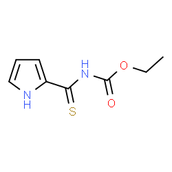 ChemSpider 2D Image | Ethyl (1H-pyrrol-2-ylcarbothioyl)carbamate | C8H10N2O2S