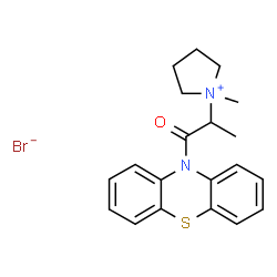 ChemSpider 2D Image | propyromazine bromide | C20H23BrN2OS