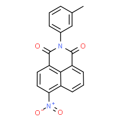 ChemSpider 2D Image | 6-Nitro-2-m-tolyl-benzo[de]isoquinoline-1,3-dione | C19H12N2O4