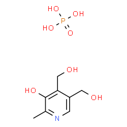 ChemSpider 2D Image | Pyridoxine phosphate | C8H14NO7P