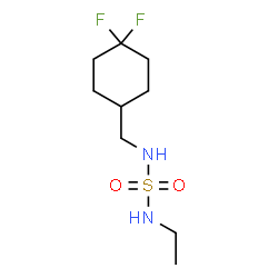 ChemSpider 2D Image | N-[(4,4-Difluorocyclohexyl)methyl]-N'-ethylsulfuric diamide | C9H18F2N2O2S