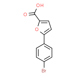 ChemSpider 2D Image | 5-(4-Bromophenyl)-2-furoic acid | C11H7BrO3