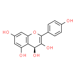ChemSpider 2D Image | (4S)-2-(4-Hydroxyphenyl)-4H-chromene-3,4,5,7-tetrol | C15H12O6