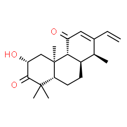 ChemSpider 2D Image | (2alpha,5beta,8alpha,9beta,10alpha,14beta)-2-Hydroxy-14-methyl-13-vinylpodocarp-12-ene-3,11-dione | C20H28O3