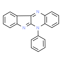 ChemSpider 2D Image | 5-Phenyl-5H-indolo[2,3-b]quinoxaline | C20H13N3