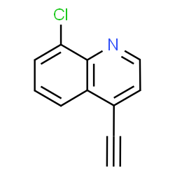 ChemSpider 2D Image | 8-Chloro-4-ethynylquinoline | C11H6ClN