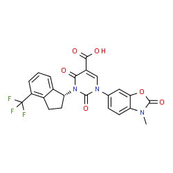 ChemSpider 2D Image | fulacimstat | C23H16F3N3O6