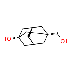 ChemSpider 2D Image | (1s,3s)-3-(Hydroxymethyl)-1-adamantanol | C11H18O2