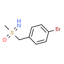 ChemSpider 2D Image | 1-Bromo-4-[(S-methylsulfonimidoyl)methyl]benzene | C8H10BrNOS