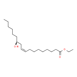 ChemSpider 2D Image | Ethyl (9Z,12S)-12-hydroxy-9-octadecenoate | C20H38O3