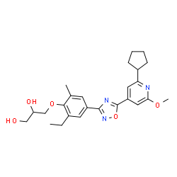 ChemSpider 2D Image | cenerimod | C25H31N3O5
