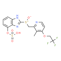 ChemSpider 2D Image | 4-SULFONYLOXY DEXLANSOPRAZOLE | C16H14F3N3O6S2