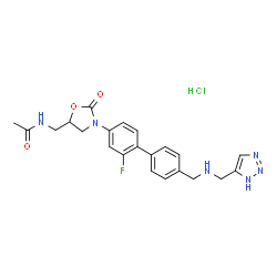 ChemSpider 2D Image | Radezolid hydrochloride | C22H24ClFN6O3