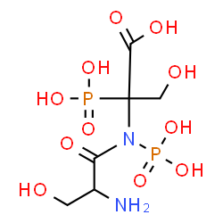 ChemSpider 2D Image | Seryl-N,2-diphosphonoserine | C6H14N2O11P2