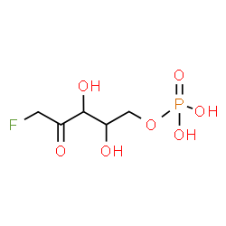 ChemSpider 2D Image | 1-Deoxy-1-fluoro-5-O-phosphonopent-2-ulose | C5H10FO7P