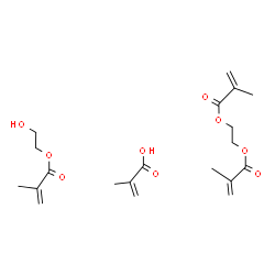 ChemSpider 2D Image | 2-hydroxyethyl 2-methylprop-2-enoate;2-methylprop-2-enoic acid;2-(2-methylprop-2-enoyloxy)ethyl 2-methylprop-2-enoate | C20H30O9