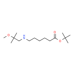 ChemSpider 2D Image | 2-Methyl-2-propanyl 6-[(2-methoxy-2-methylpropyl)amino]hexanoate | C15H31NO3