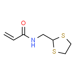 ChemSpider 2D Image | N-(1,3-Dithiolan-2-ylmethyl)acrylamide | C7H11NOS2