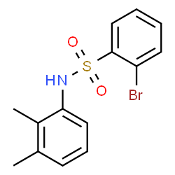 ChemSpider 2D Image | 2-Bromo-N-(2,3-dimethylphenyl)benzenesulfonamide | C14H14BrNO2S