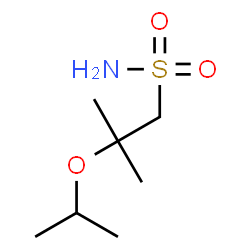 ChemSpider 2D Image | 2-Isopropoxy-2-methyl-1-propanesulfonamide | C7H17NO3S