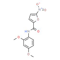 ChemSpider 2D Image | N-(2,4-Dimethoxyphenyl)-5-nitro-2-furamide | C13H12N2O6