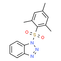 ChemSpider 2D Image | 1-(Mesitylsulfonyl)-1H-benzotriazole | C15H15N3O2S