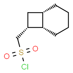 ChemSpider 2D Image | (1S,6S,7R)-Bicyclo[4.2.0]oct-7-ylmethanesulfonyl chloride | C9H15ClO2S