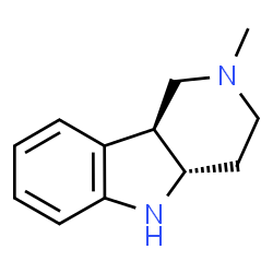 ChemSpider 2D Image | (4aS,9bS)-2-Methyl-2,3,4,4a,5,9b-hexahydro-1H-pyrido[4,3-b]indole | C12H16N2