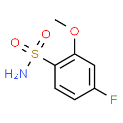 ChemSpider 2D Image | 4-Fluoro-2-methoxybenzenesulfonamide | C7H8FNO3S